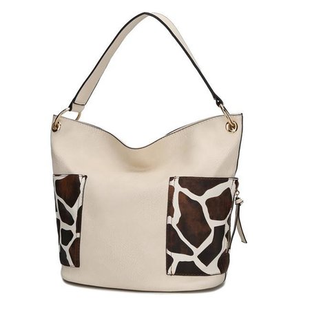 MKF COLLECTION BY MIA K. MKF Collection by Mia K. MKF-9918BG Feni Hobo Bag by Mia K. - Beige MKF-9918BG